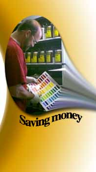 Saving money